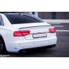 Maxton Design prodloužení spoileru pro Audi A8 D4, černý lesklý plast ABS
