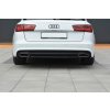 Maxton Design středový spoiler zadního nárazníku pro Audi A6 C7 FL, carbon-Look