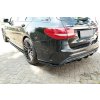 Maxton Design boční difuzory pod zadní nárazník pro Mercedes třída C W205/C63 AMG, carbon-Look, Combi