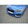 Maxton Design spoiler pod přední nárazník ver.2 pro BMW řada 1 F20- F21 Facelift, černý lesklý plast ABS