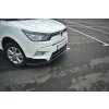 Maxton Design spoiler pod přední nárazník ver.1 pro SsangYong Tivoli, černý lesklý plast ABS