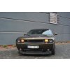 Maxton Design hybridní spoiler předního nárazníku ver.1 pro Dodge Challenger Mk3, černý lesklý plast ABS