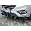 Maxton Design spoiler pod přední nárazník pro Ford Transit Custom Facelift, černý lesklý plast ABS
