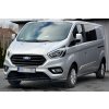 Maxton Design difuzory pod boční prahy pro Ford Transit Custom Facelift, černý lesklý plast ABS