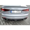 Maxton Design difuzor zadního nárazníku ver.1 pro Audi RS5 F5, plast ABS bez povrchové úpravy