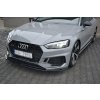Maxton Design spoiler pod přední nárazník ver.1 pro Audi RS5 F5, carbon-Look