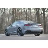 Maxton Design vložka zadního nárazníku pro Audi RS5 F5, černý lesklý plast ABS