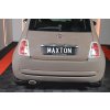 Maxton Design boční difuzory pod zadní nárazník pro Fiat 500, černý lesklý plast ABS
