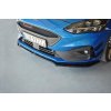 Maxton Design spoiler pod přední nárazník ver.1 pro Ford Focus, Focus ST Mk4, černý lesklý plast ABS