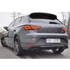 Maxton Design vložka zadního nárazníku pro Seat Leon Cupra Mk3 Facelift, černý lesklý plast ABS, Hatchback