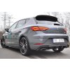 Maxton Design vložka zadního nárazníku pro Seat Leon Cupra Mk3 Facelift, černý lesklý plast ABS, Hatchback
