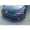 Maxton Design spoiler pod přední nárazník ver.2 pro Volkswagen Jetta Mk6, černý lesklý plast ABS