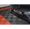 Maxton Design spoiler pod přední nárazník ver.1 pro Mercedes třída C W205/AMG-Line, černý lesklý plast ABS