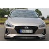 Maxton Design spoiler pod přední nárazník ver.1 pro Hyundai I30 Mk3, černý lesklý plast ABS