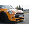 Maxton Design spoiler pod přední nárazník pro Mini Cooper F56, černý lesklý plast ABS