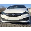 Maxton Design spoiler pod přední nárazník ver.1 pro Opel Astra K (Mk5), černý lesklý plast ABS