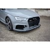 Maxton Design spoiler pod přední nárazník ver.2 pro Audi RS3 8V Facelift, carbon-Look, Sedan