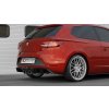 Maxton Design vložka zadního nárazníku ver.2 pro Seat Leon Cupra Mk3 Facelift, černý lesklý plast ABS, Hatchback
