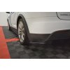 Maxton Design boční difuzory pod zadní nárazník ver.2 pro Tesla Model X Mk1, černý lesklý plast ABS