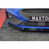 Maxton Design spoiler pod přední nárazník ver.5 pro Ford Focus, Focus ST Mk4, černý lesklý plast ABS