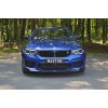 Maxton Design spoiler pod přední nárazník ver.1 pro BMW M5 F90, černý lesklý plast ABS