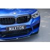 Maxton Design spoiler pod přední nárazník ver.1 pro BMW M5 F90, černý lesklý plast ABS