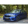 Maxton Design spoiler pod přední nárazník ver.1 pro BMW M5 F90, černý lesklý plast ABS