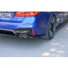 Maxton Design boční difuzory pod zadní nárazník pro BMW M5 F90, F90 Facelift, černý lesklý plast ABS
