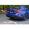 Maxton Design boční difuzory pod zadní nárazník pro BMW M5 F90, F90 Facelift, černý lesklý plast ABS