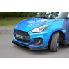 Maxton Design spoiler pod přední nárazník ver.1 pro Suzuki Swift Mk6 Sport, černý lesklý plast ABS