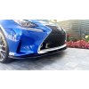 Maxton Design spoiler pod přední nárazník ver.2 pro Lexus RC, černý lesklý plast ABS