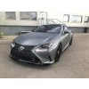 Maxton Design spoiler pod přední nárazník ver.1 pro Lexus RC, černý lesklý plast ABS