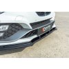 Maxton Design spoiler pod přední nárazník ver.1 pro Renault Megane RS Mk4, černý lesklý plast ABS