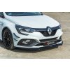 Maxton Design spoiler pod přední nárazník ver.2 pro Renault Megane RS Mk4, černý lesklý plast ABS