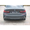 Maxton Design středový spoiler zadního nárazníku pro BMW řada 3 G20 M-Pack, černý lesklý plast ABS