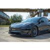 Maxton Design spoiler pod přední nárazník pro Tesla Model 3 Mk1, černý lesklý plast ABS