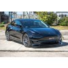 Maxton Design spoiler pod přední nárazník ver.2 pro Tesla Model 3, černý lesklý plast ABS