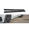 Maxton Design difuzory pod boční prahy pro Audi Q8 Mk 1, Mk 1 FL, černý lesklý plast ABS, S-Line