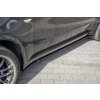 Maxton Design difuzory pod boční prahy pro BMW X5 E70, černý lesklý plast ABS