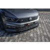 Maxton Design spoiler pod přední nárazník ver.1 pro Volkswagen Passat Mk8 (B8), carbon-Look