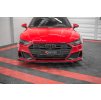 Maxton Design spoiler pod přední nárazník ver.1 pro Audi A7 C8 S-Line, carbon-Look