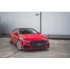 Maxton Design spoiler pod přední nárazník ver.2 pro Audi A7 C8 S-Line, černý lesklý plast ABS