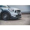 Maxton Design spoiler pod přední nárazník pro Mini Countryman R60, černý lesklý plast ABS