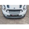 Maxton Design spoiler pod přední nárazník pro Mini Countryman R60, černý lesklý plast ABS