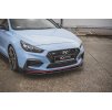 Maxton Design spoiler pod přední nárazník ver.4 pro Hyundai i30 N Mk3, černý lesklý plast ABS