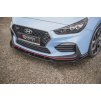 Maxton Design spoiler pod přední nárazník ver.5 pro Hyundai i30 N Mk3, černý lesklý plast ABS