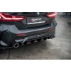 Maxton Design vložka zadního nárazníku ver.1 pro BMW řada 1 F40, černý lesklý plast ABS