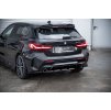Maxton Design vložka zadního nárazníku ver.1 pro BMW řada 1 F40, černý lesklý plast ABS