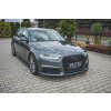 Maxton Design spoiler pod přední nárazník pro Audi A6 C7 FL, černý lesklý plast ABS, S-Line