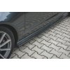 Maxton Design difuzory pod boční prahy pro Audi A6 C7 FL, carbon-Look, S-Line